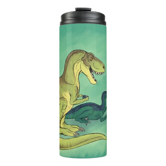 Garrafa Térmica Gamer-Saurus (Frente)