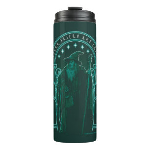 Garrafa Térmica GANDALF™ "Fale Amigo E Entre" Portas de Durin