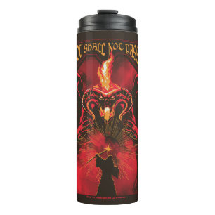 Garrafa Térmica GANDALF™ Vs Balrog "Você Não Passará" Gráfico