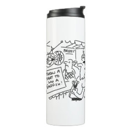 Garrafa Térmica Ganhou uma Competição de Dardos de Fairground Gold