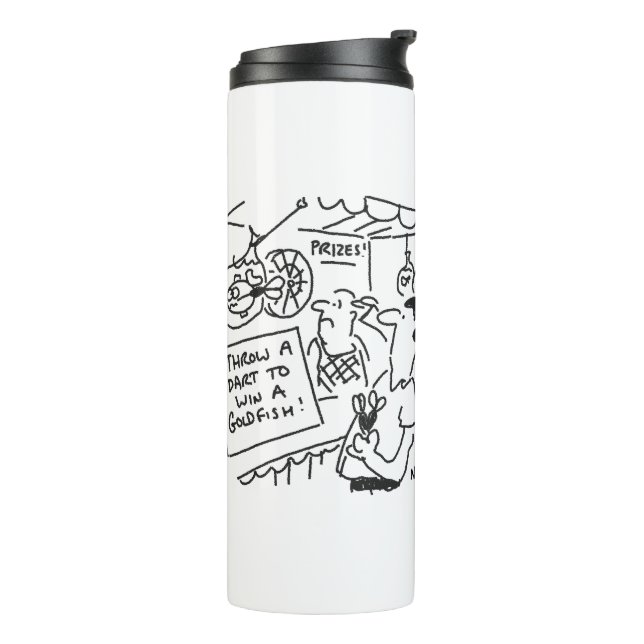 Garrafa Térmica Ganhou uma Competição de Dardos de Fairground Gold (Giro à esquerda)