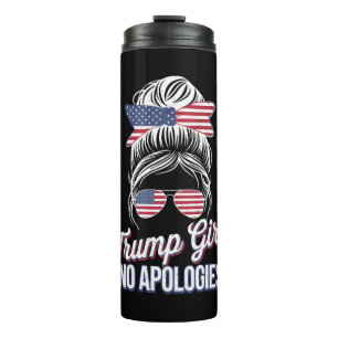 Garrafa Térmica Garota Trump Sem Desculpas Coque Desarrumado Retro
