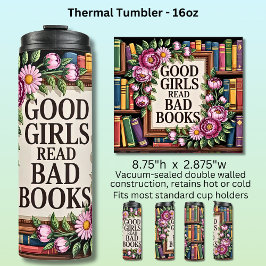 Garrafa Térmica Garotas Boas Lêem Livros Ruins