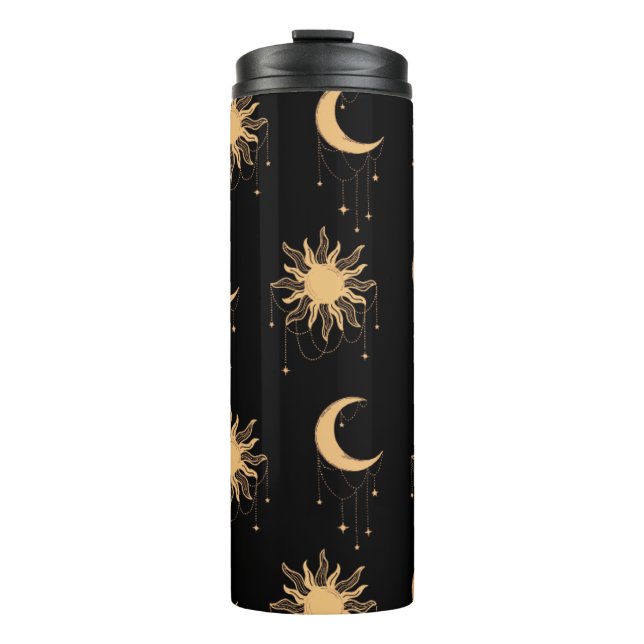 Garrafa Térmica Garrafinha garrafa estampa boho  (Frente)