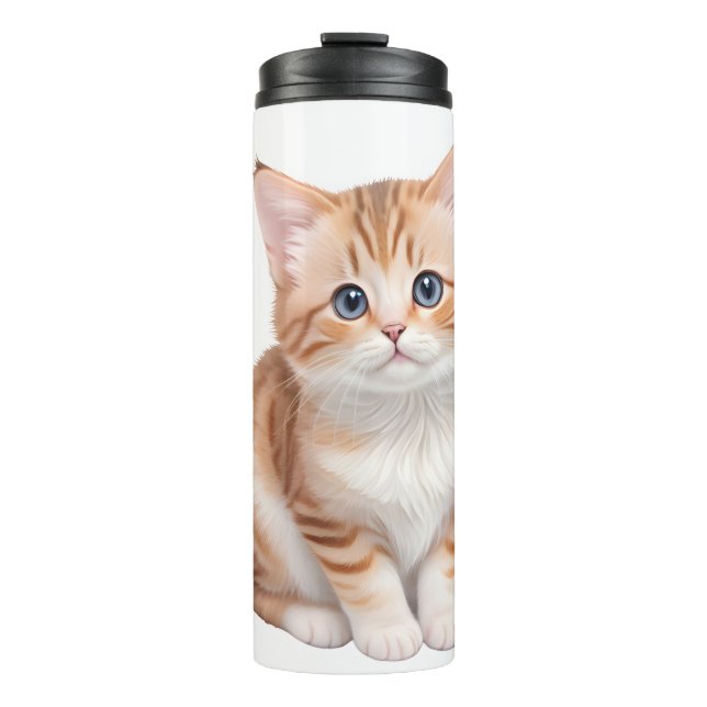 Garrafa Térmica Gatinho Bebê Adorável (Frente)