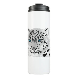 Garrafa Térmica Gato Animal Gato Leopardo Neve Leopardo Gato Selva