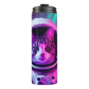 Garrafa Térmica gato astronauta