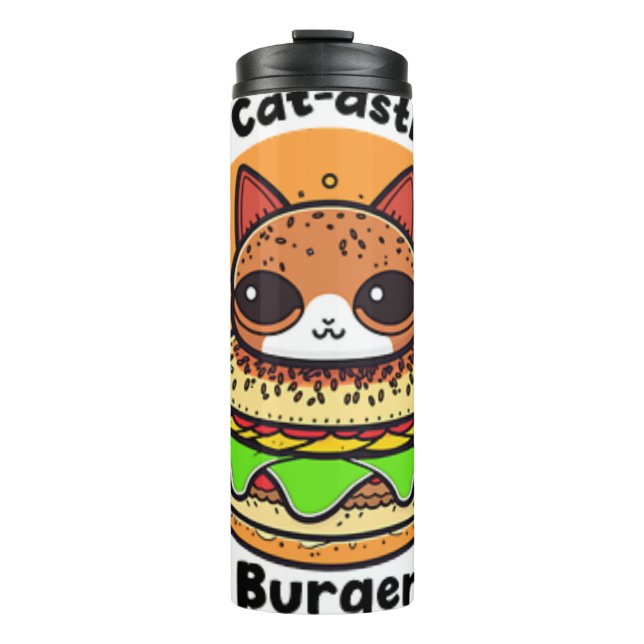 Garrafa Térmica Gato Burger 1 (Frente)