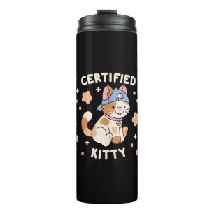 Garrafa Térmica Gato de Gato de Gato Certificado