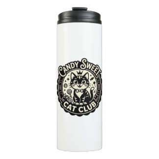 Garrafa Térmica Gato Doce Doce Gato Engraçado Gráfico - Gato Doce 