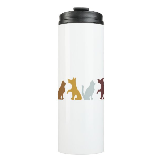 Garrafa Térmica Gato E Cachorro    (Frente)