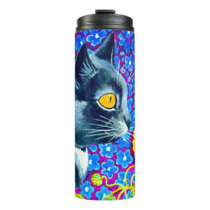 Garrafa Térmica Gato nas Flores