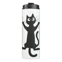 Gato Negro Segurando