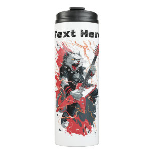 Garrafa Térmica Gato Rockstar