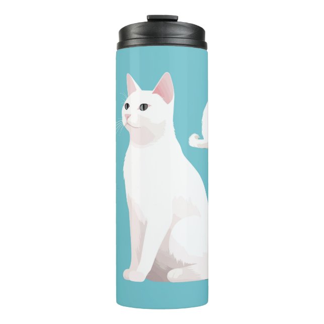 Garrafa Térmica Gatos Discretos (Frente)