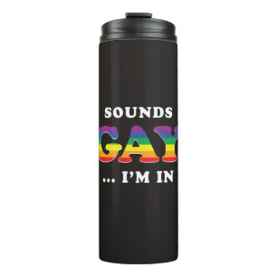 Garrafa Térmica Gay dos sons… Eu estou dentro