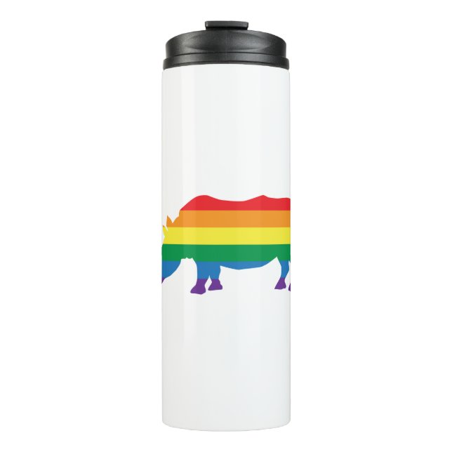 Garrafa Térmica Gay-Pride-Rhino (Frente)