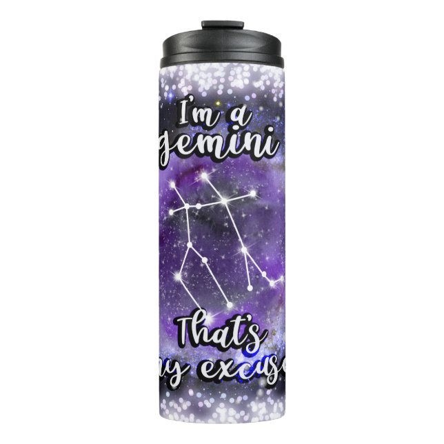 Garrafa Térmica Gemini Zodiac Tumbler Térmico (Frente)