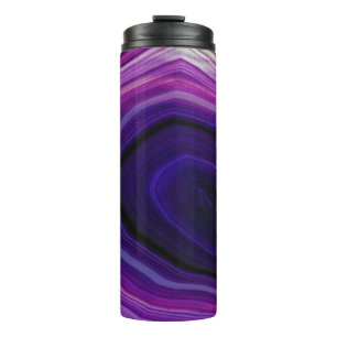 Garrafa Térmica Geodo Roxo Girado Caído