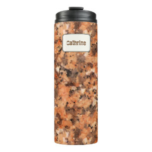 Garrafa Térmica Geology Orange Rock Texture Name