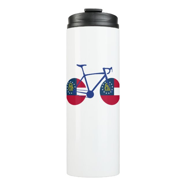 Garrafa Térmica Georgia Flag Cycling (Frente)