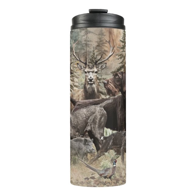 Garrafa Térmica German Wirehaired Pointer (Frente)