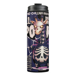 GARRAFA TÉRMICA GIRAFA DE HALLOWEEN POEMA ASSUSTADOR