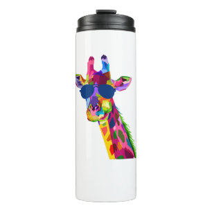 Garrafa Térmica Giraffe Zoo Keeper Safari Animal Giraffe