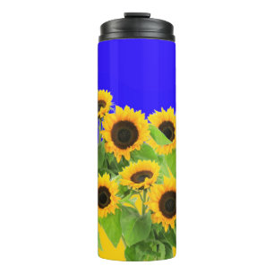 Garrafa Térmica Girassóis Tumbler Térmico