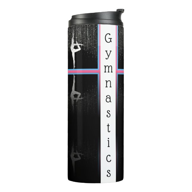 Garrafa Térmica Girls Gymnastics Personalizou Tumbler Térmico (Giro à esquerda)