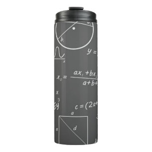 Garrafa Térmica Giz quadro negro cinza