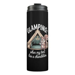 Garrafa Térmica Glamping Quando Minha Tenda Tem Um Lustre