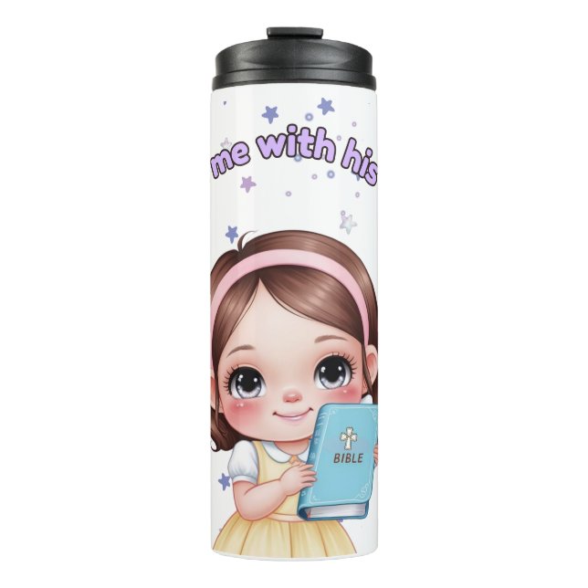 Garrafa Térmica God embraces me with his word  (Frente)