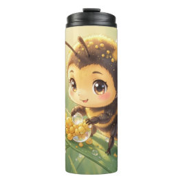 Garrafa Térmica Goldene Hummel im Blütentanz.8