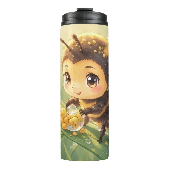 Garrafa Térmica Goldene Hummel im Blütentanz.8 (Frente)