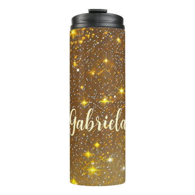 Garrafa Térmica Goldglitzer Immitation (Frente)
