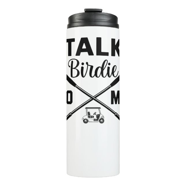 Garrafa Térmica Golf Fala Birdie comigo Engraçado (Frente)