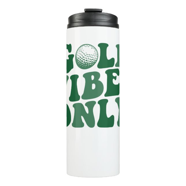 Garrafa Térmica Golf Só Vibes, Golf Lover (Frente)