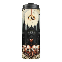 Garrafa Térmica Gothic Moon –Eternal Love Beneath the Midnight Sky