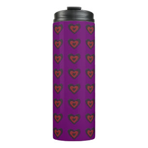 Garrafa Térmica Gótica Derretendo Amor Cardíaco Tumbler Térmico