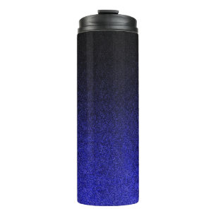 Garrafa Térmica Gradação da Brilhante Azul e Preta