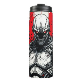Garrafa Térmica Grafite Cyberpunk Warrior - Tumbler térmico
