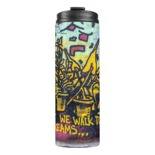 Garrafa Térmica Grafite de Arte Urbana