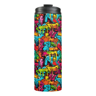Garrafa Térmica Grafite, Tinta Pingando