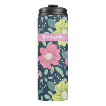 Grandes Flores Brilhantes Personalizadas Escuras