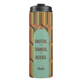 Garrafa Térmica Grateful Abstrato Grateful Graças