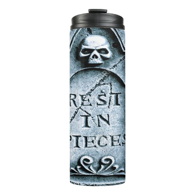 Garrafa Térmica Gravestone Grave Halloween (Frente)
