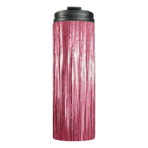 Garrafa Térmica Grelhas de Tinsel Rosa Girly