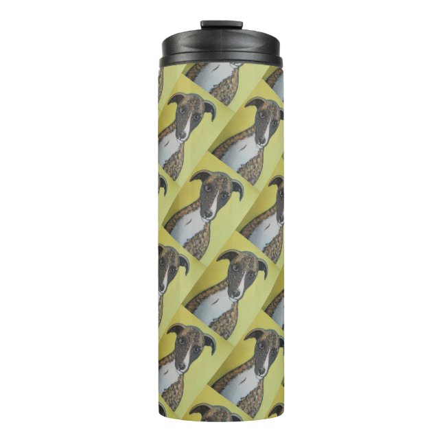 Garrafa Térmica greyhound Dog Thermal Tumbler (Frente)
