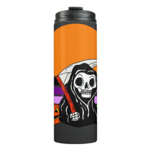 Garrafa Térmica Grim Reaper - Halloween Sunset Jack O'Lantern